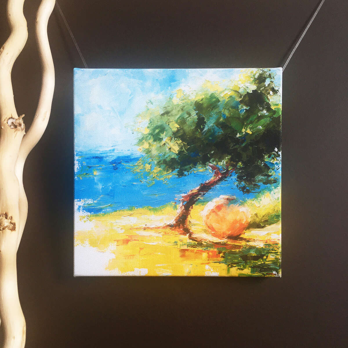 Giclee print of "The Olive Tree" 20x20